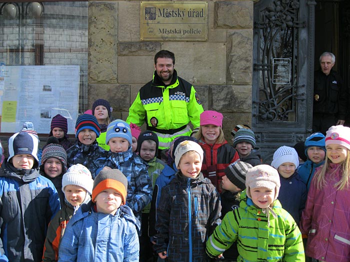 Návštěva a prohlídka městské policie